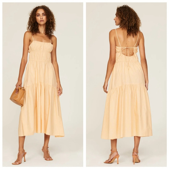 Vince Tie Back Cami Dress Size L